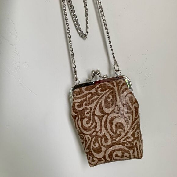 Handmade Genuine Embossed Leather Phone Case/Passport Holder/Pouch Travel Bag - Picture 5 of 13